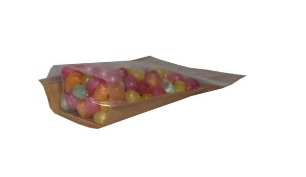 front clear / back paper - stand up zip lock pouch - Image 3