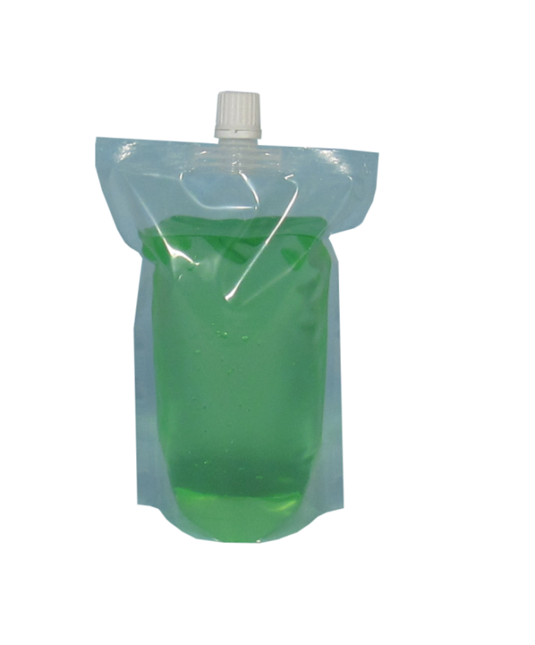 clear pouch - middle-capped